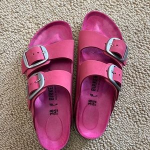 Hot pink Birkenstocks